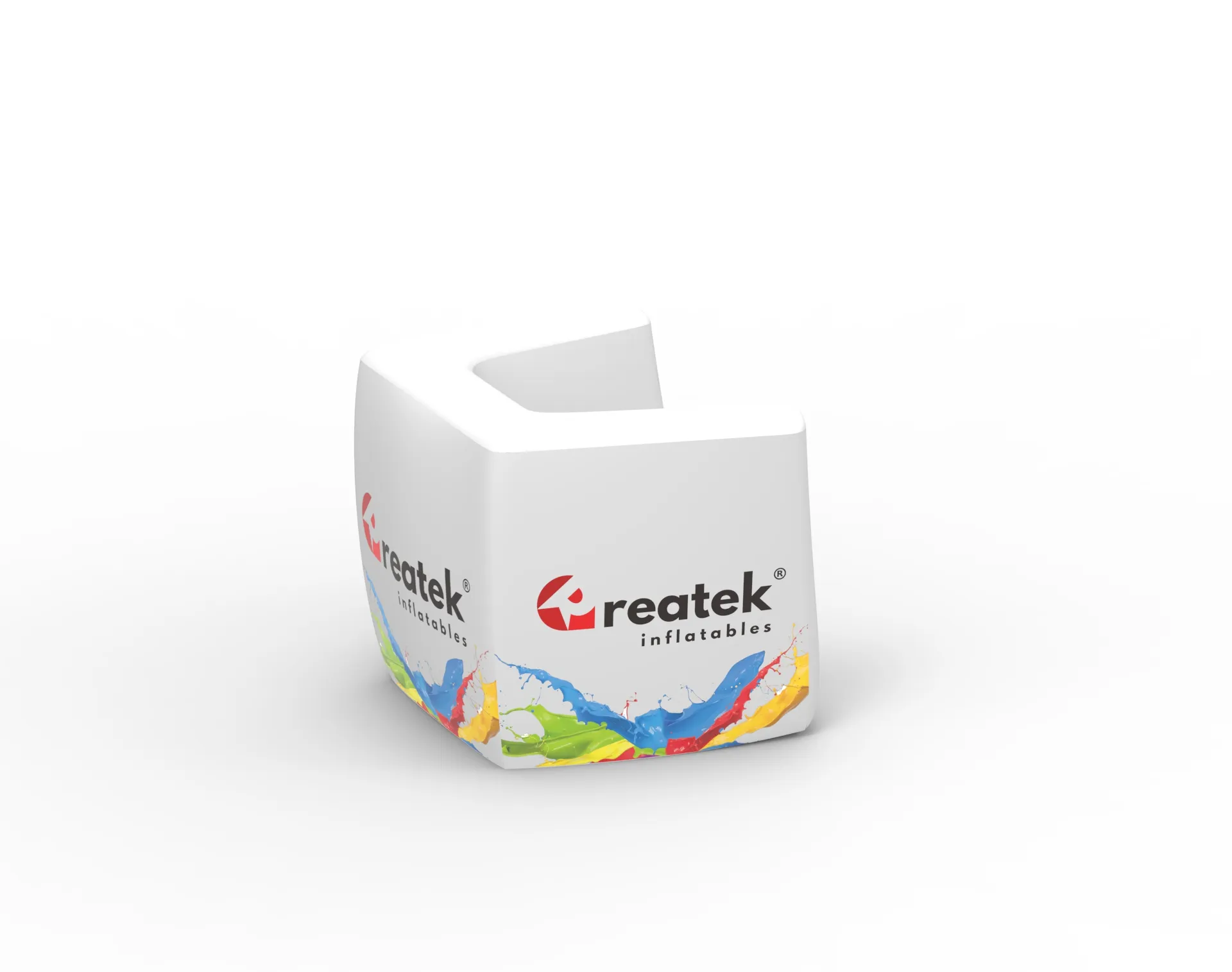 Nafukovacia promo sedačka s potlačou